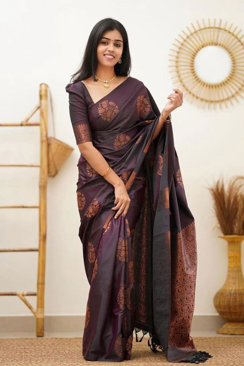 Mf 71 Soft Lichi Silk Designer Saree Catalog